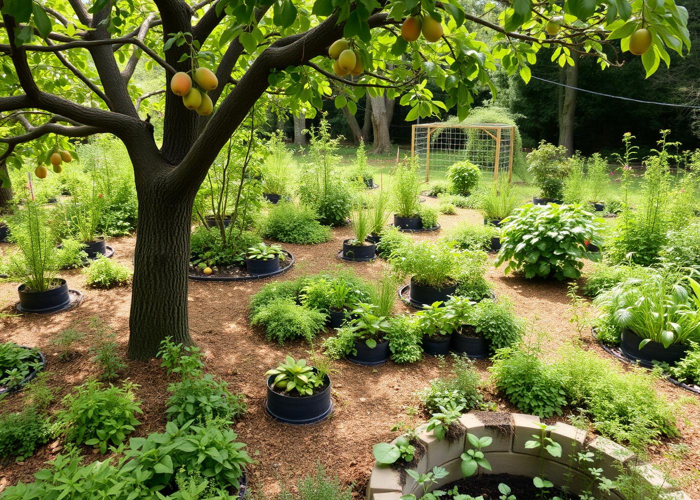 Food forest garden